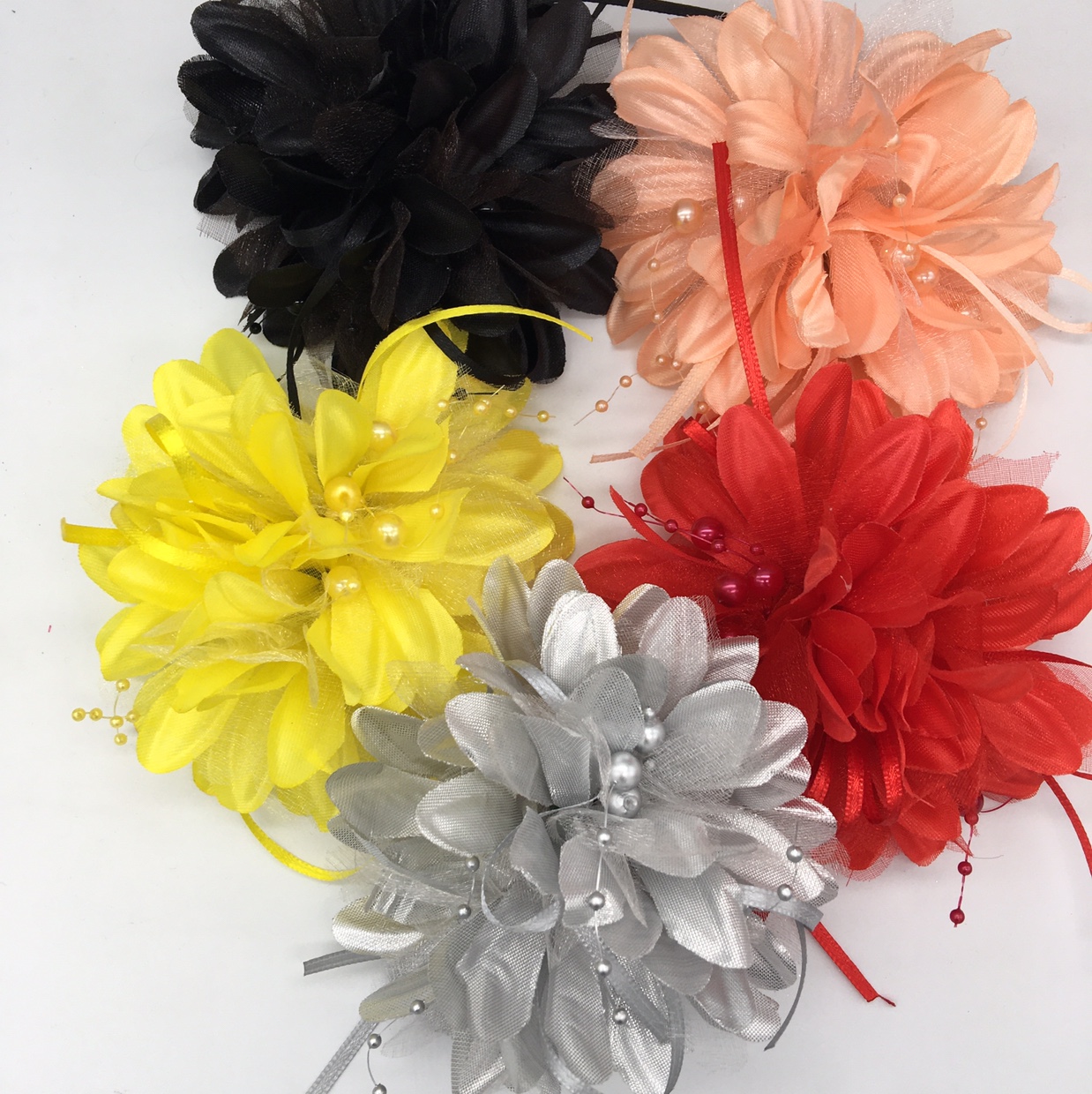 新娘婚庆头饰表演花 韩式舞蹈表演花 手工表演花头饰发饰