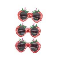 夏日风情水果系列草莓派对眼镜