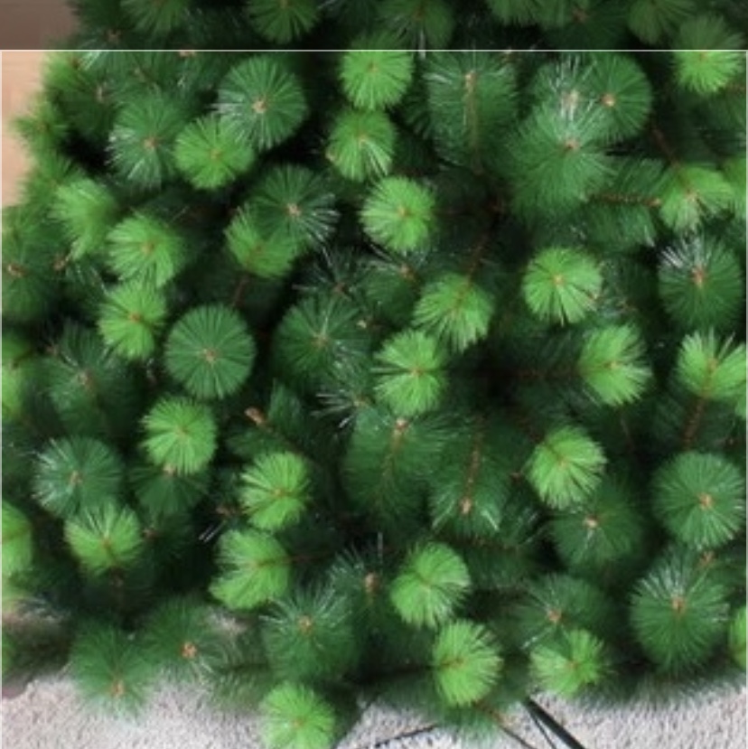 A 2.1-meter-tall, two-color luxurious pine needle bare tree Application Scenario