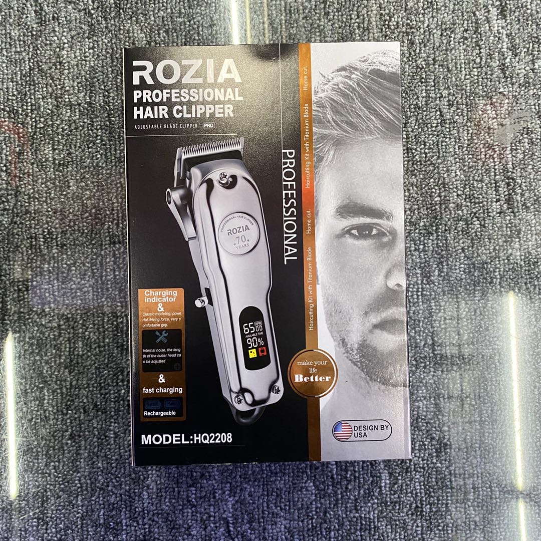 ROZIA professional hair clipper with LED display HQ2208