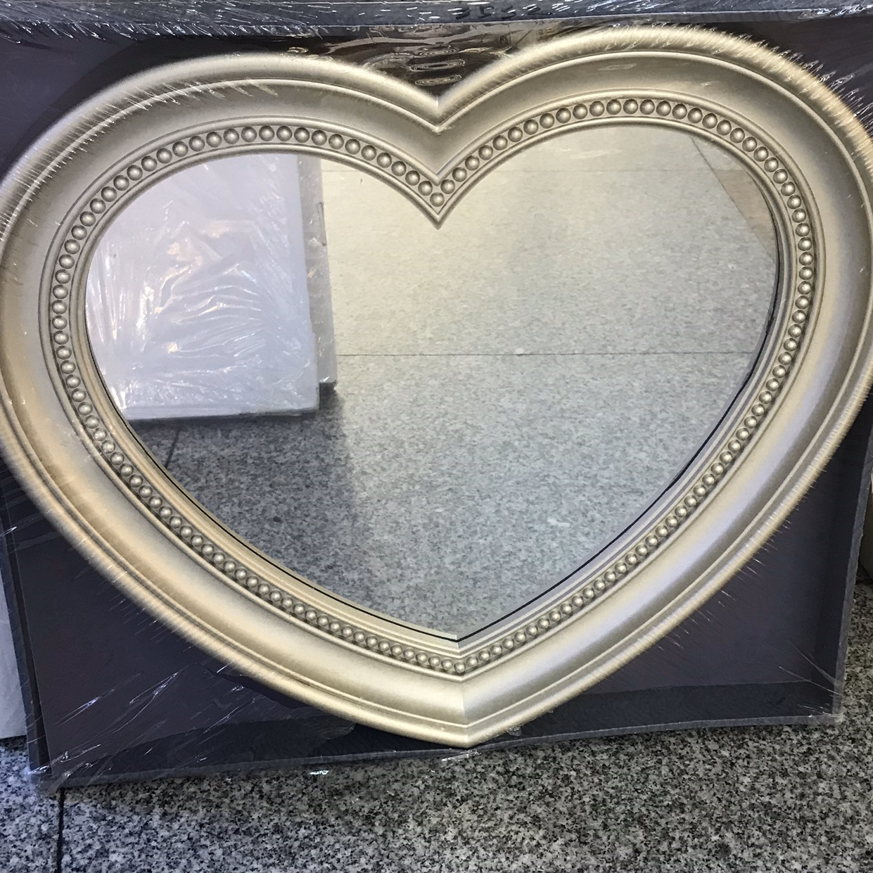 爱心壁挂镜子装饰镜子塑料镜子