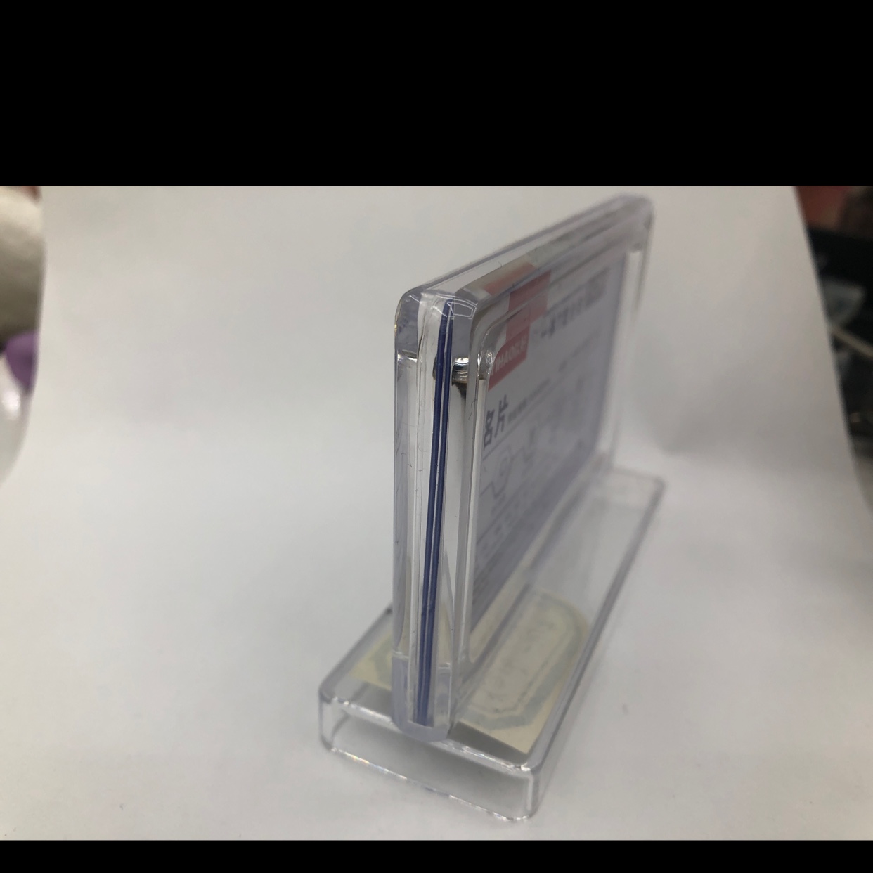 办公台签桌牌酒水牌标价牌定制台卡一体T型台签90x55细节图