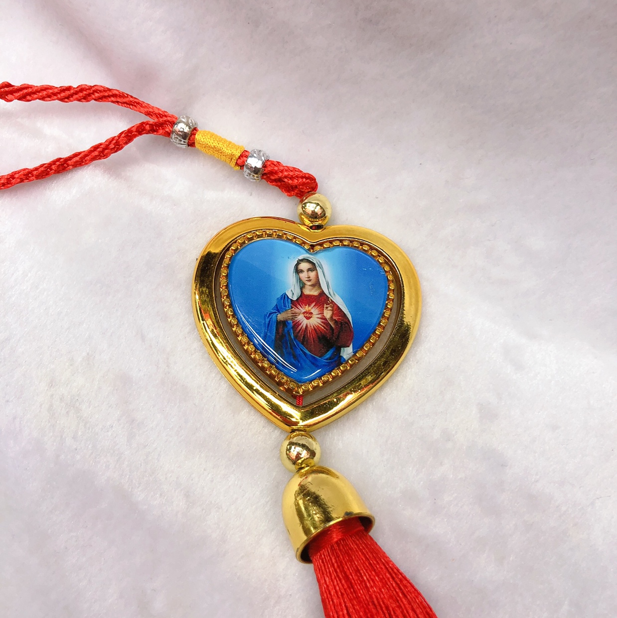 Resin material image glass like The Virgin of God creative European car hangings. thumbnail