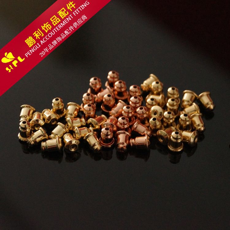 Real Gold Bullet Ear Plug Rose Gold Bullet Diy Ear Accessories