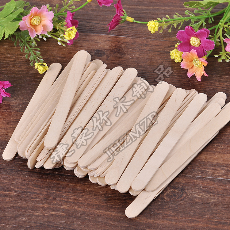Yiwu Good Goods Jiehao wood-colored ice cream sticks, tongue-pressing sticks, birch counting sticks, accumulation sticks, household and daily use detail image 2