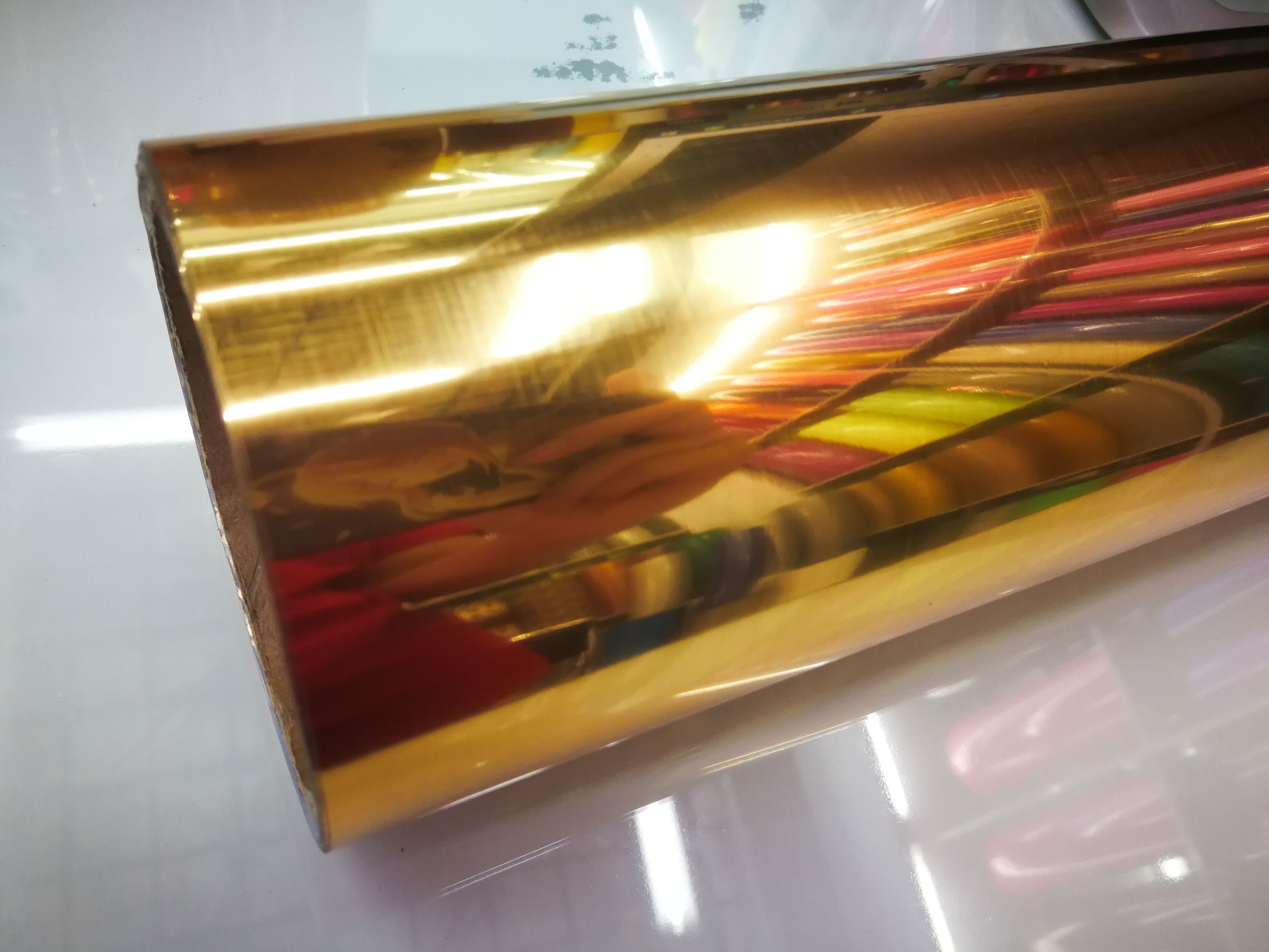 嘉丽昕 PET刻字膜  金色 热转印 耐水洗 环保 厂家直发