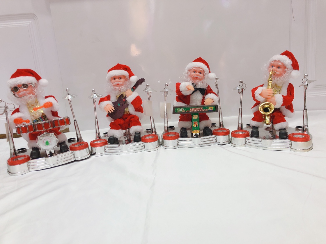Huasai Electric Santa Claus Music Group Christmas Crafts Christmas Decoration
