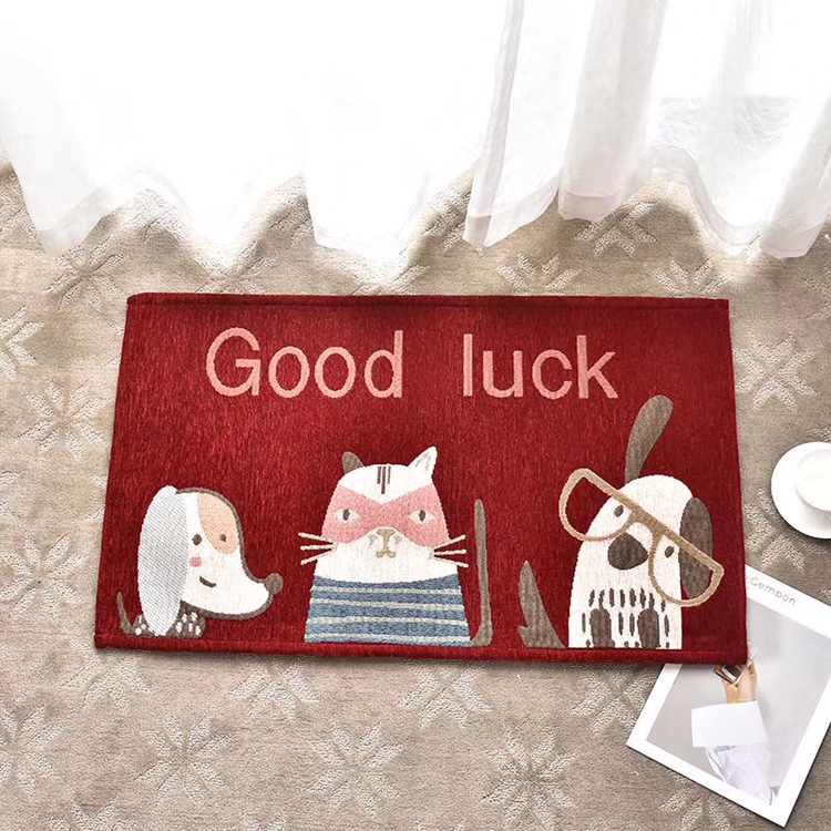 Dornier cartoon floor mat jacquard full figure