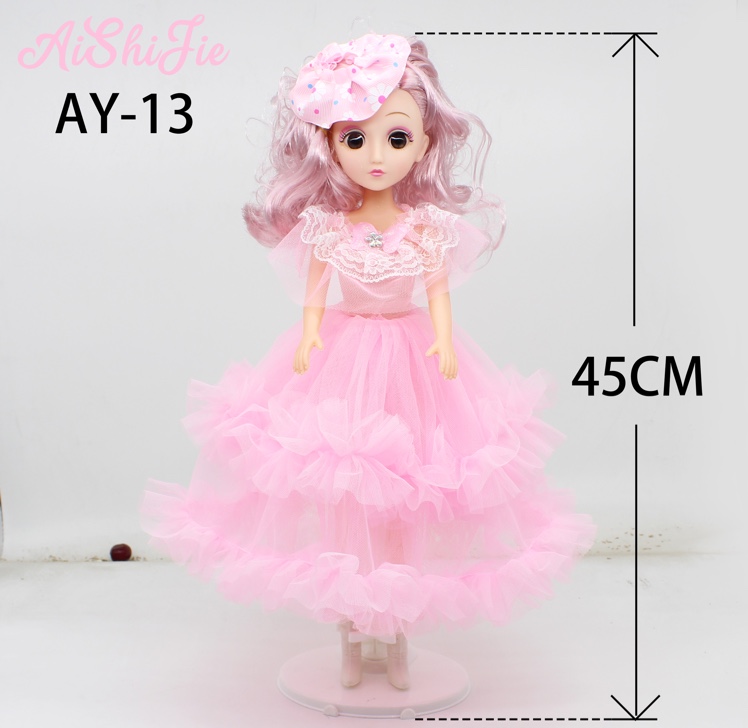 Manufacturers direct 45cm skirt wedding dress singing music Barbie doll girl birthday gifts children toys thumbnail
