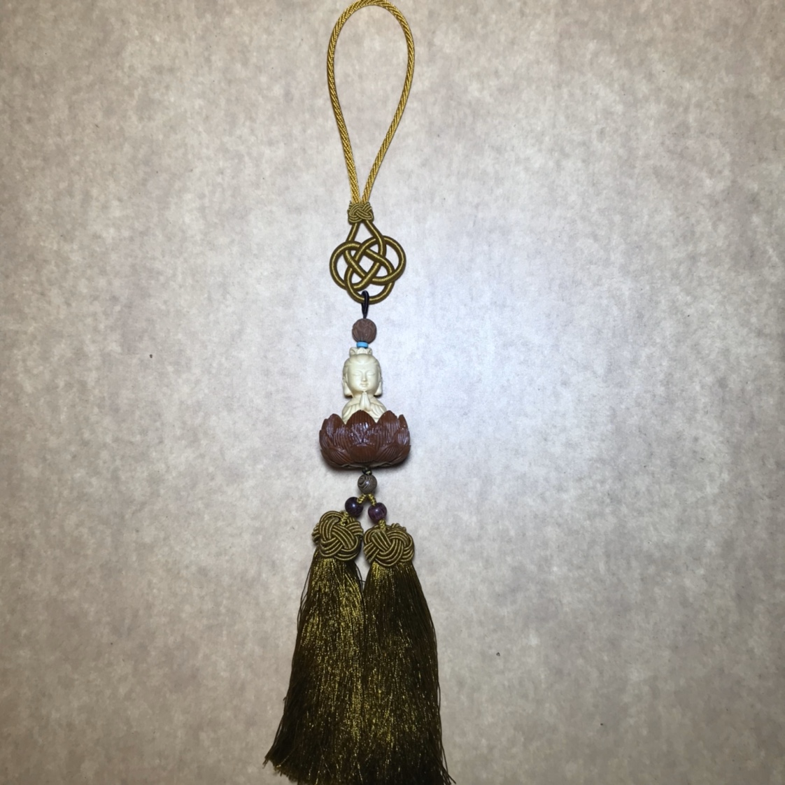 21 Boxwood Guanyin pendant