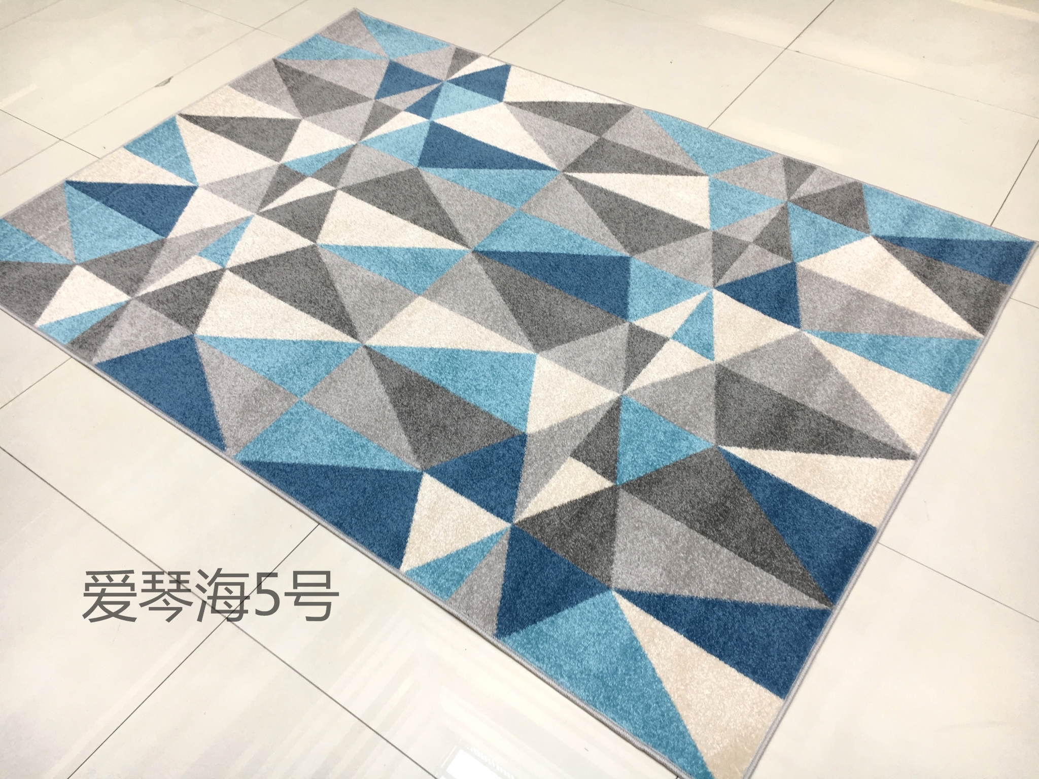 Modern and simple living room sofa, coffee table, blanket, Nordic light luxury bedroom floor mat pic 1