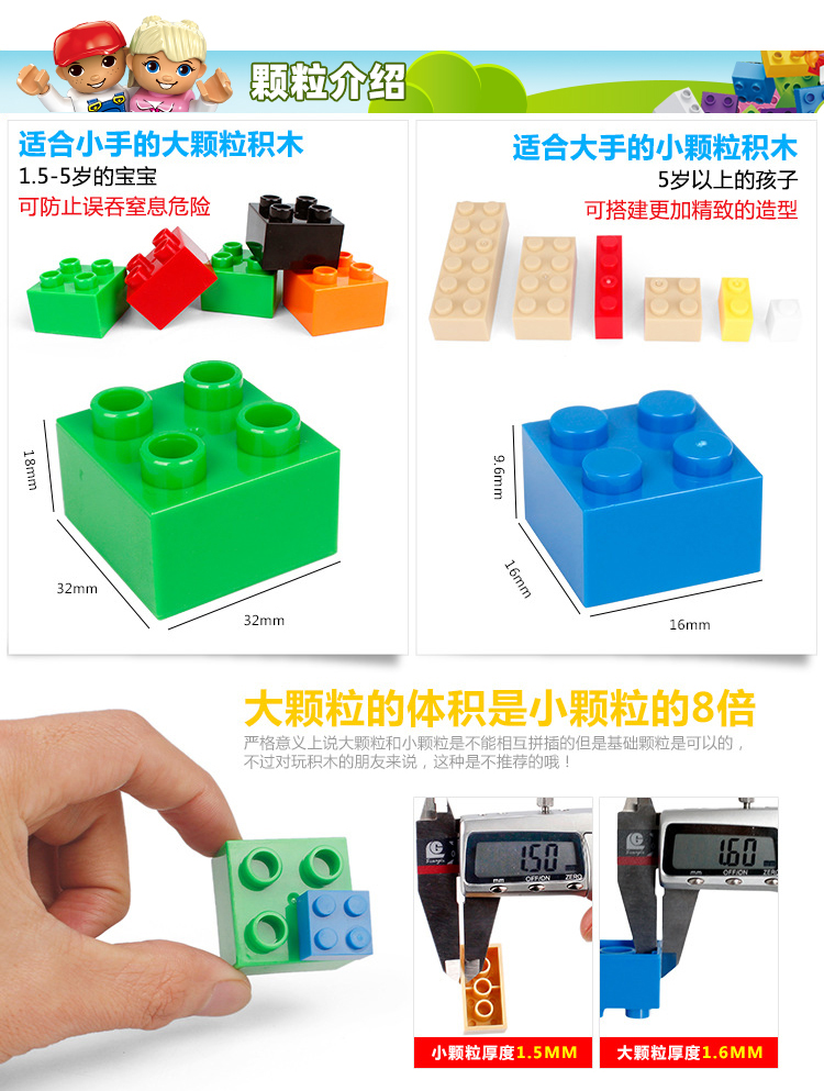 Bloques de construcción granular grande ensamblado puzzle bebé big block niños lego bloques de construcción intelectual cerebro juguetes chicos niñas 7 detail image 14