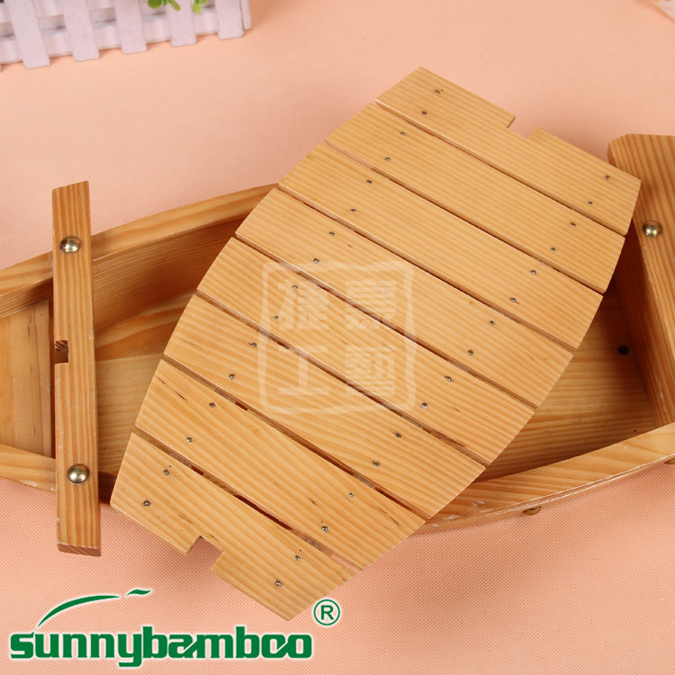 义乌好货 日本料理盘 日韩料理餐具 创意寿司木船 定制木餐具详情图2