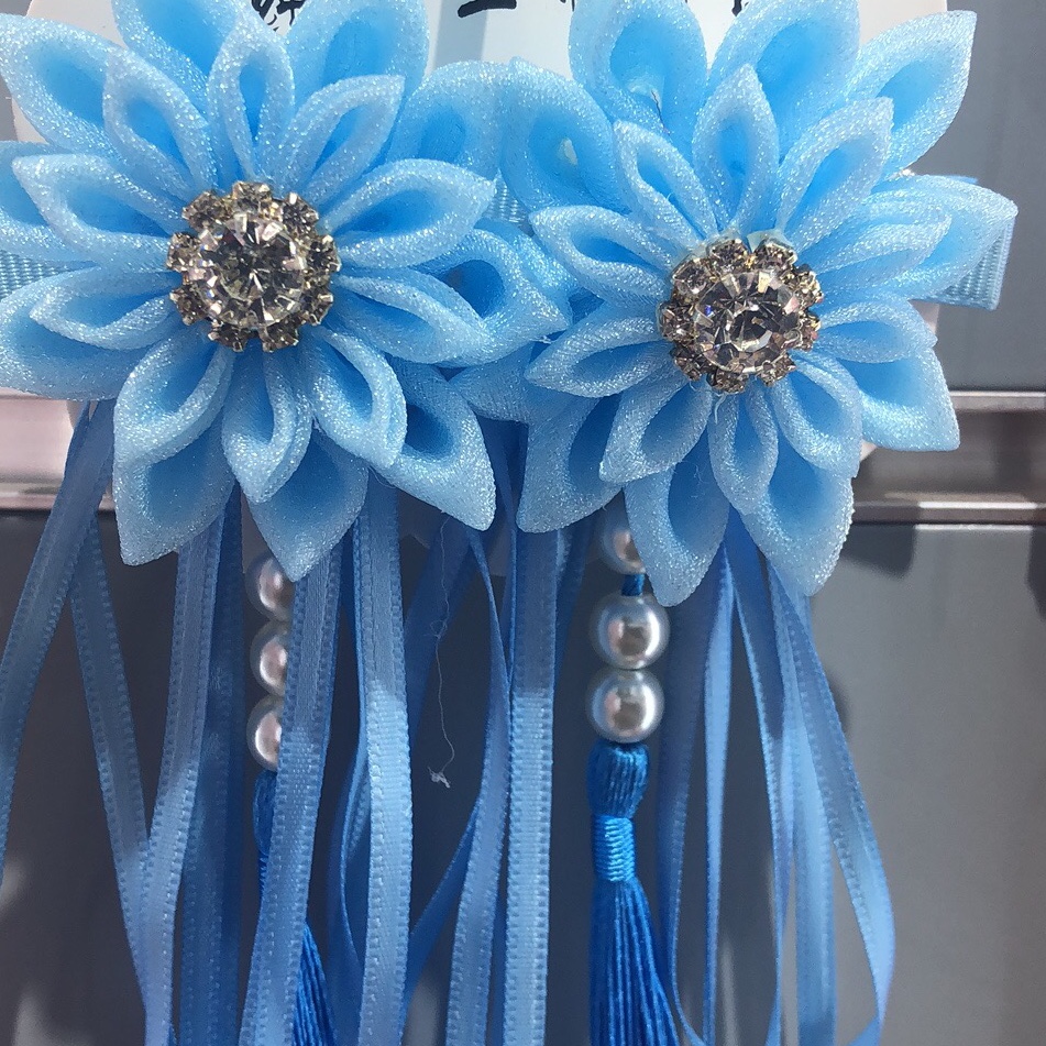 Yarn Flower Diamond Petals Guofeng Jewelry Series Products Fresh And Lovely Headwear Manufacturers Direct Sales