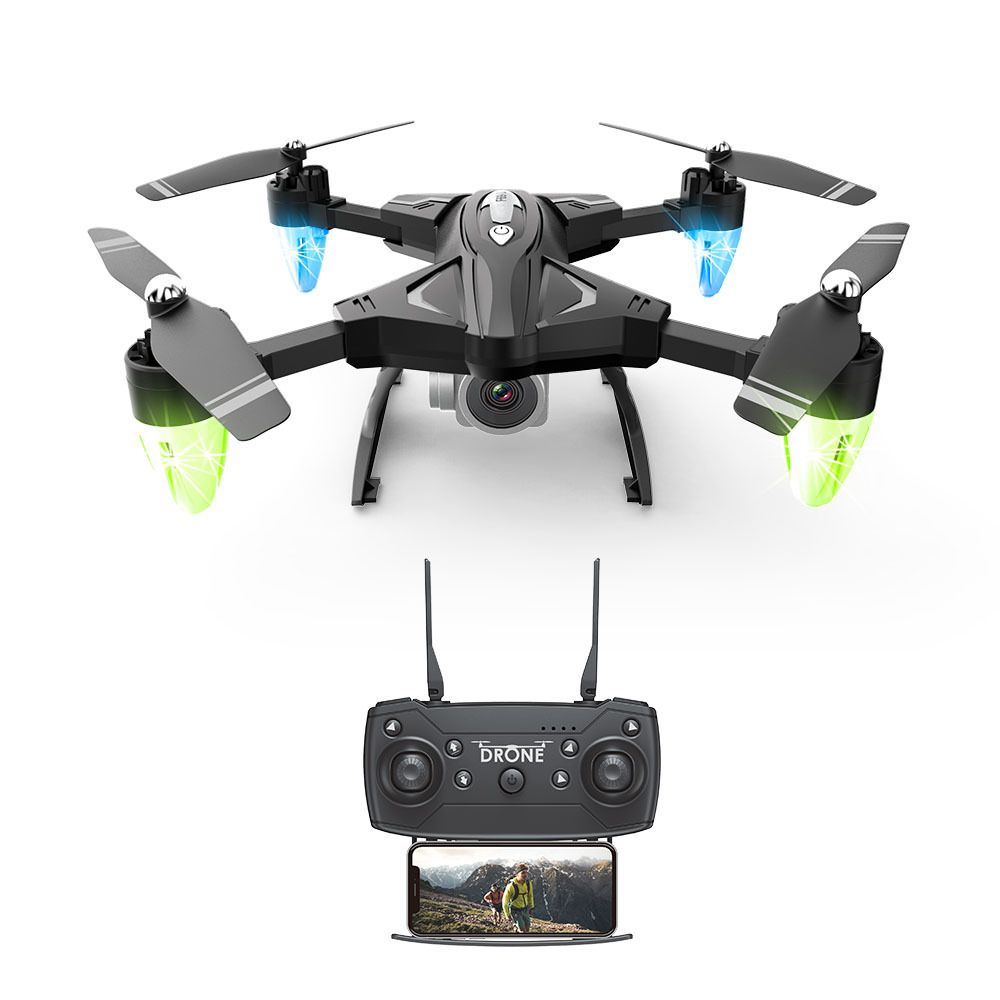 F69 uav folding 1080P aerial photography ultra-long endurance aircraft four axis remote control toy aircraft cross-border exclusive thumbnail