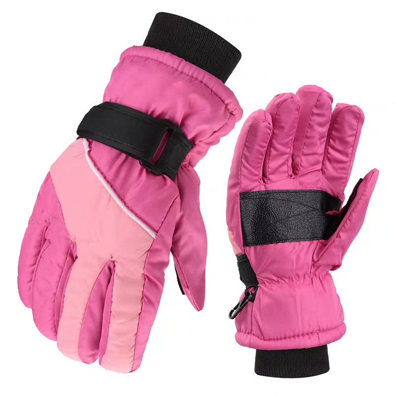 67891012岁中大儿童小学生滑雪防寒防水防风防滑男女保暖手套冬细节图