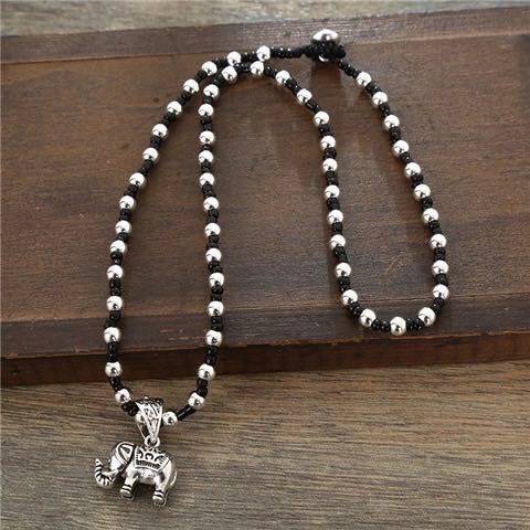 Silver necklace (baby elephant). Color proof thumbnail