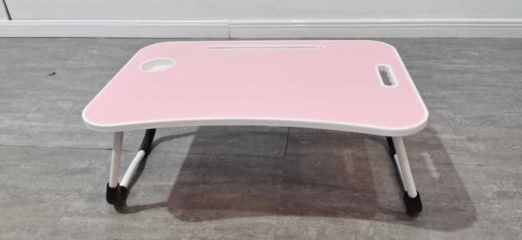 A small desk on the bed, a folding computer desk and a lazy desk Item Picture