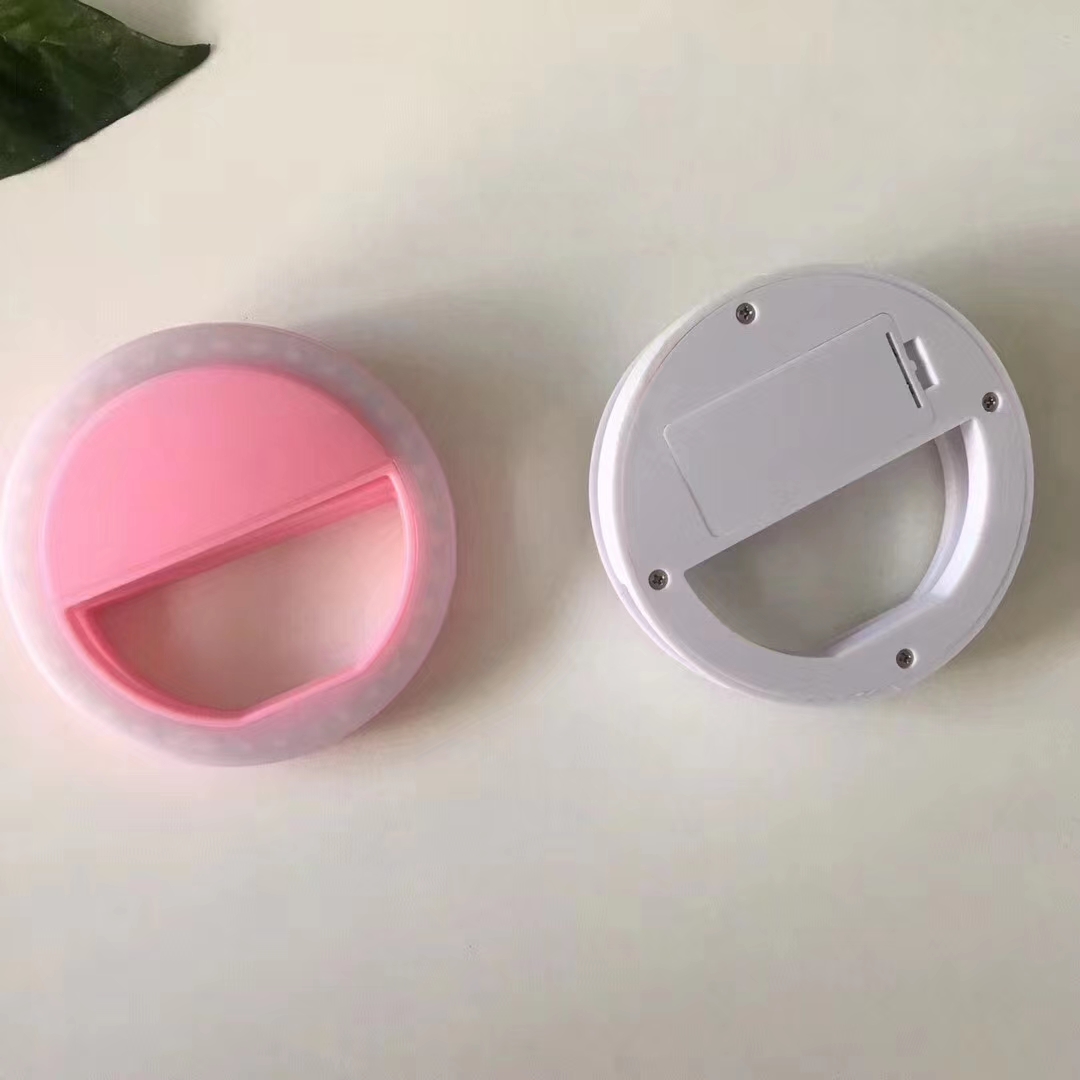 LED圆形手机补光灯直播自拍美颜灯摄影镜头闪光灯详情图11