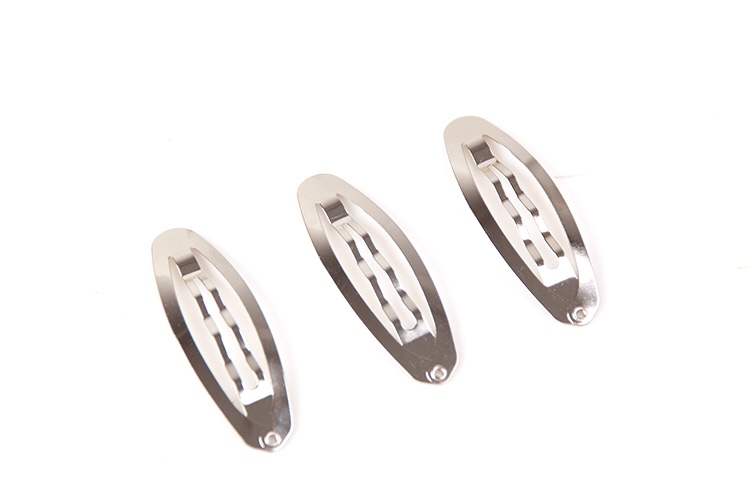 Manufacturer direct sale hairpin spring clip steel clip 6cm oval BB clip drip clip DIY headgear accessories thumbnail