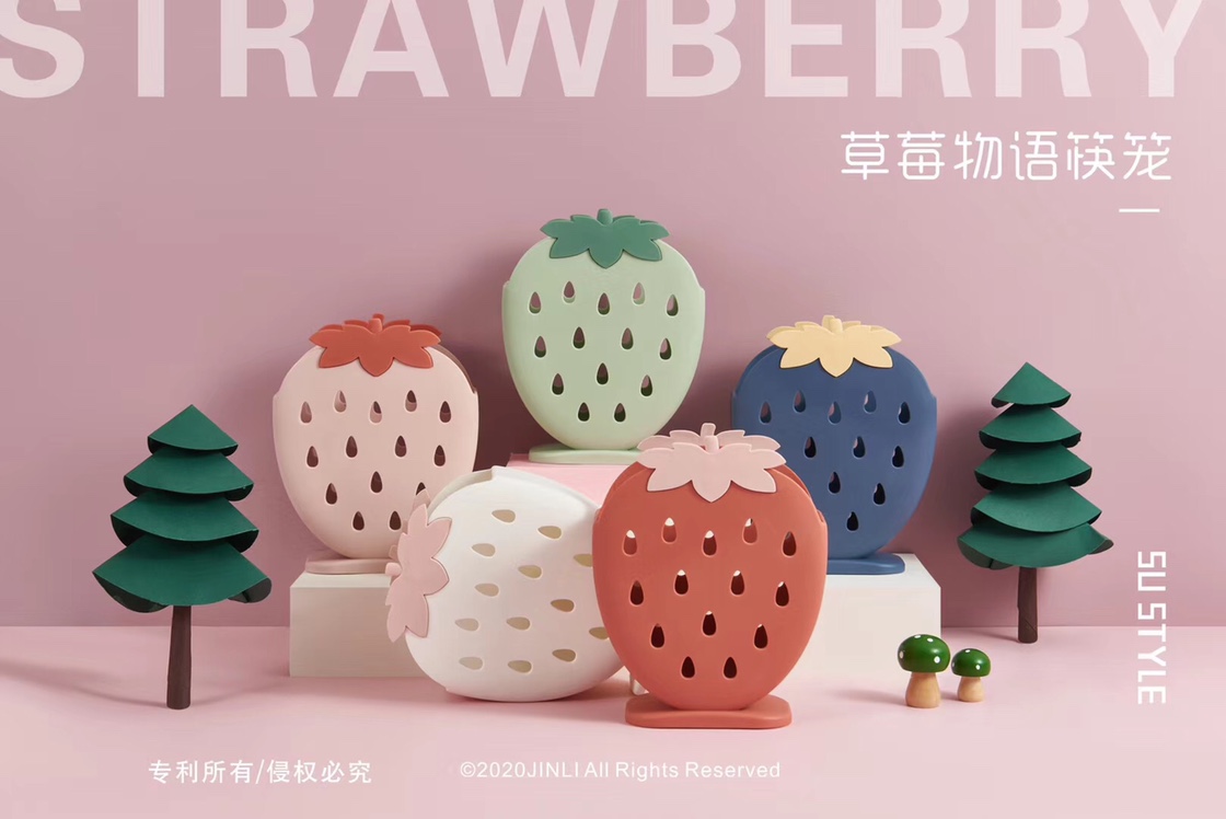 Strawberry chopsticks box