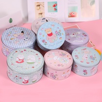 A set of two tin cans, small round cans, coffee cans, candy cans, biscuits cans, jewelry boxes