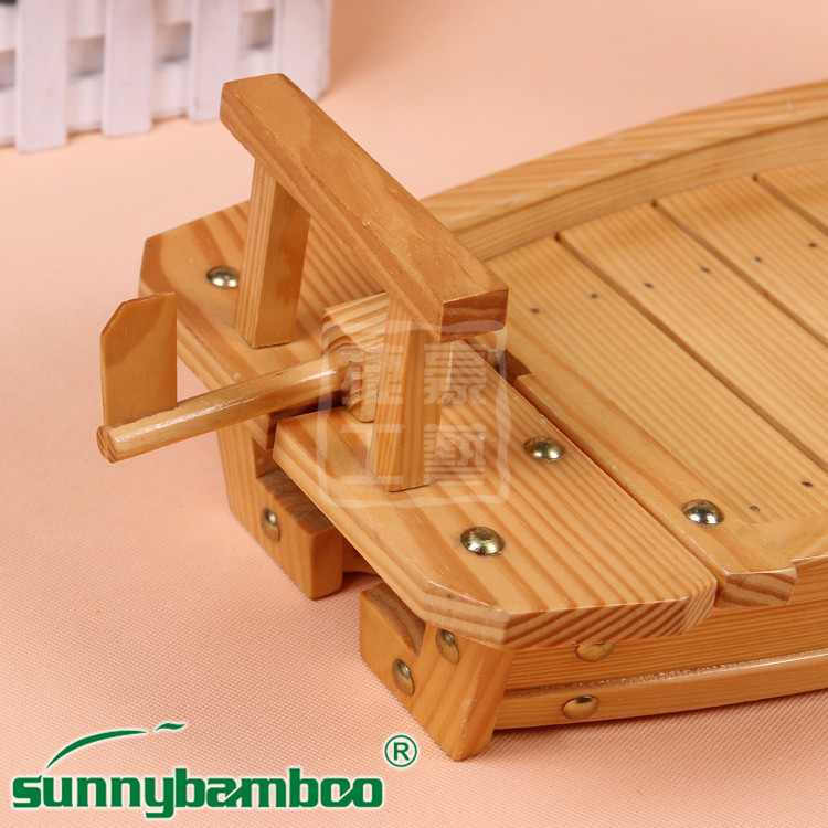 义乌好货 日本料理盘 日韩料理餐具 创意寿司木船 定制木餐具详情图1