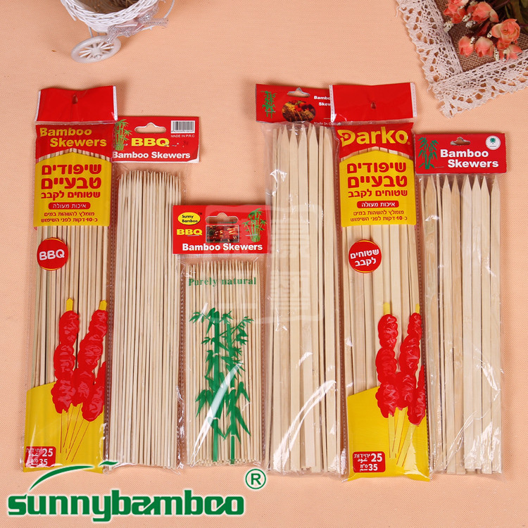 Yiwu Haohuo Jiehao offers knotted sticks, bamboo sticks, fruit sticks, disposable bamboo and fruit sticks, and fruit forks detail image 1