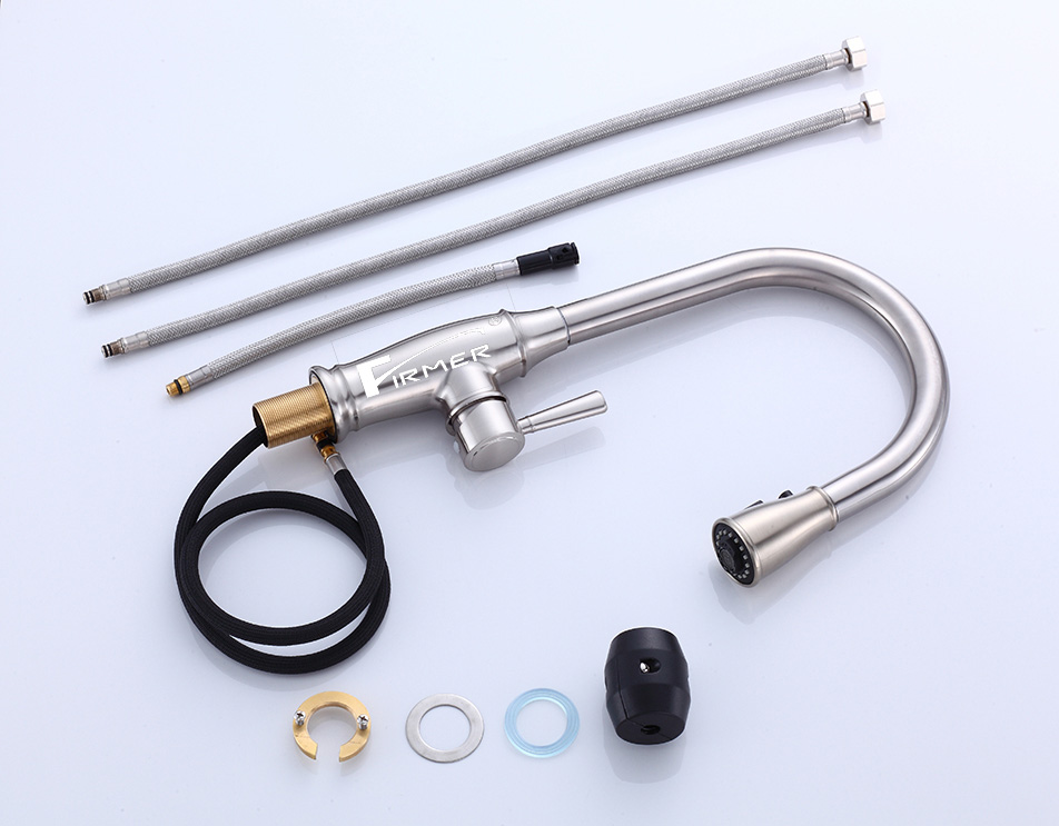 FIRMER YLN1874 new pull-out kitchen faucet, sink faucet, cold and hot water kitchen faucet detail image 9
