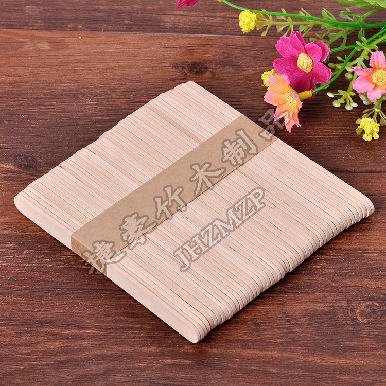 Yiwu Good Goods Jiehao wood-colored ice cream sticks, tongue-pressing sticks, birch counting sticks, accumulation sticks, household and daily use