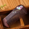 Factory direct sales of high-quality painted massage combs and portable peach wood combs details Picture