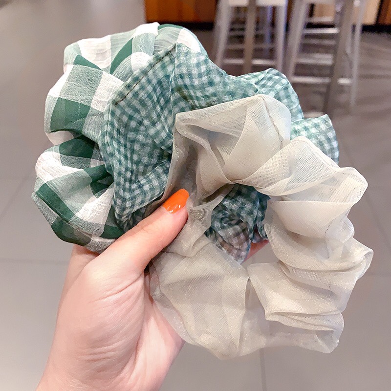 韩国大肠发圈扎头发皮筋发绳ins头绳女头饰马尾简约头花