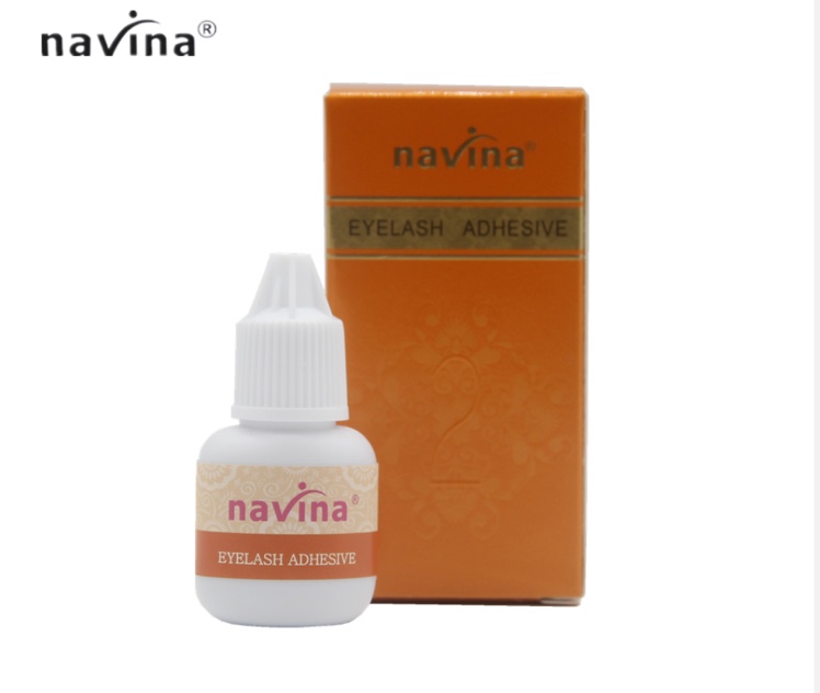 navina Yaweiya False eyelash Planting Special Glue, low-odor 8G quick-drying glue, plant-based soft glue, super sticky and long-lasting glue, Special quick-drying glue for eyelash shops, exclusively for export details Picture