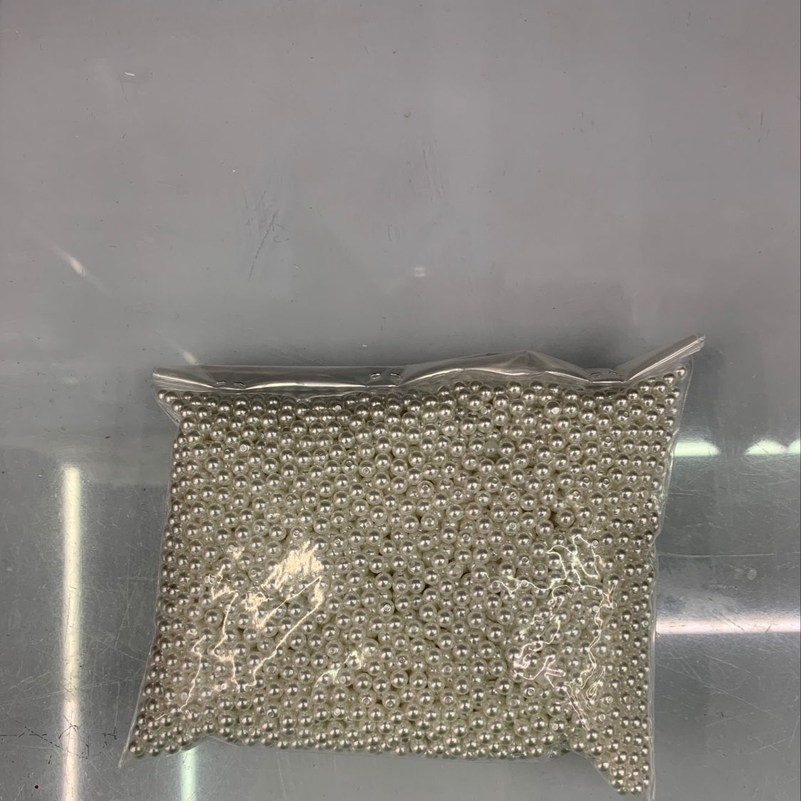 4半孔白色珍珠网红爆款青岛珍珠饰品配件30