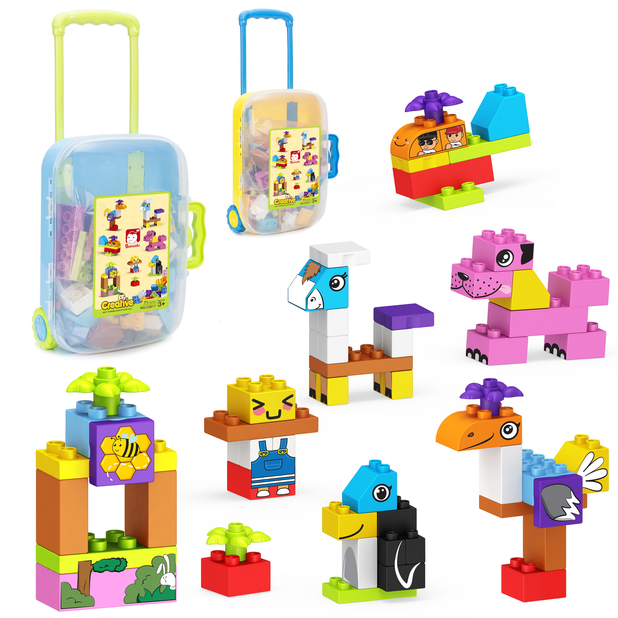 Large-sized LEGO building blocks for children's intelligence and brain-stimulating toys for boys and girls detail image 2