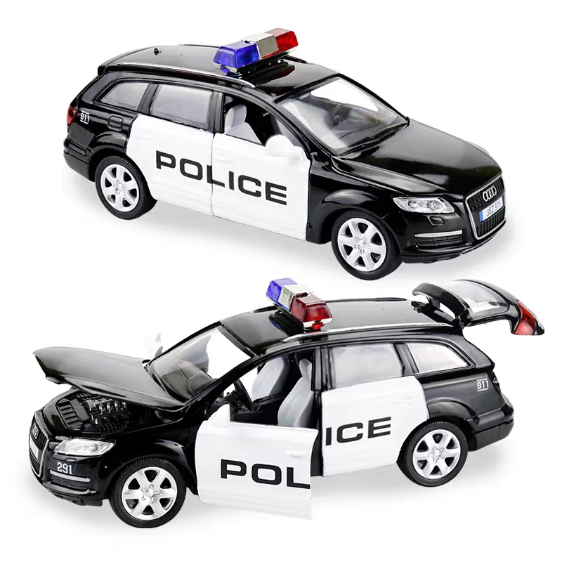 奥迪Q7警车1:32合金车 thumbnail