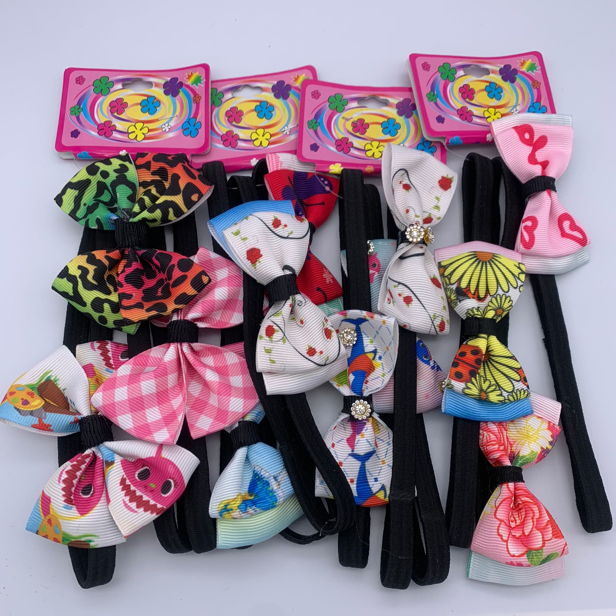 19Ins popular Korean kawaii hair circle cute girl-style rubber band web celebrity hair rope thumbnail