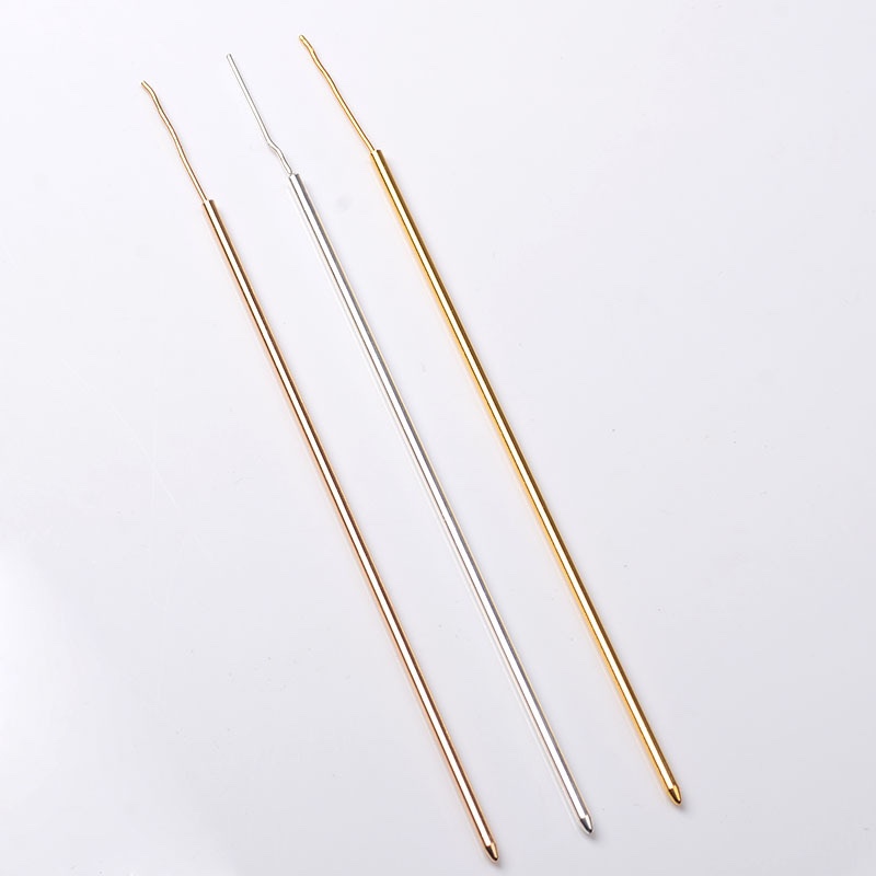 纯铜古风发簪支撑杆配件2.5×130神棍DIY手工材料细节图