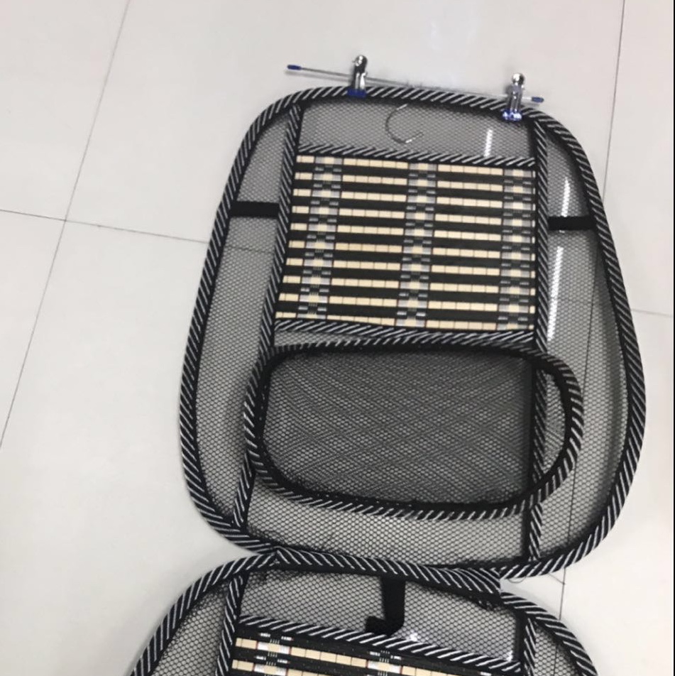 Bamboo strip car seat cushions are universal in summer