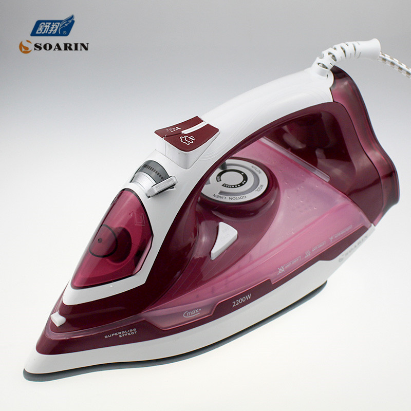 SR-918 ceramic handheld household steam iron for export to English hotels detail image 7