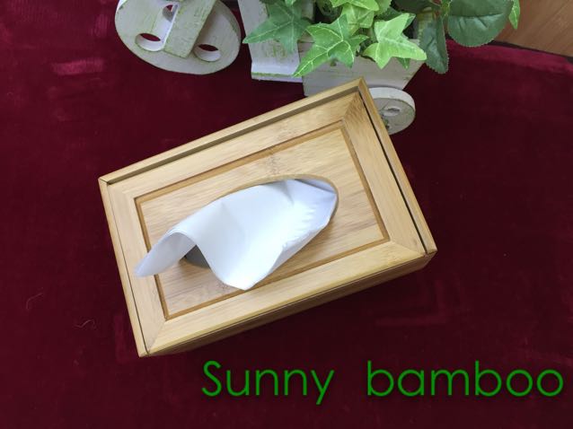 Yiwu Haohuo Jiehao Bamboo multi-functional premium tissue Box for home and hotel use pic 3