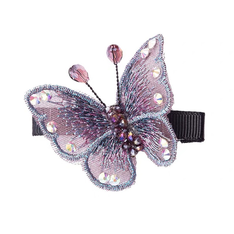 Aherr ya clip embroidery classic butterfly Item Picture