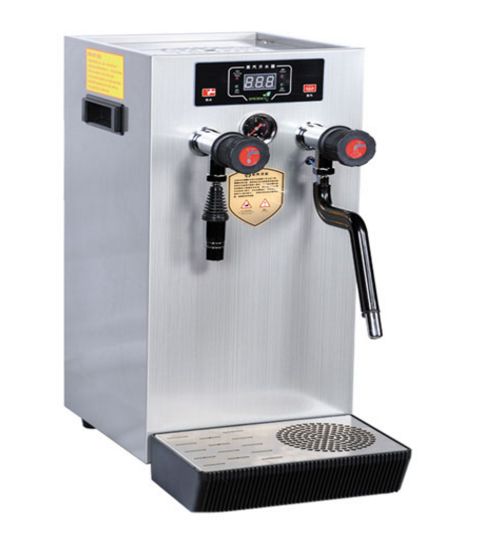 Fully automatic electric water boiler, commercial electric water boiler, milk tea shop water boiler, milk foam extraction tea, coffee steam machine details Picture