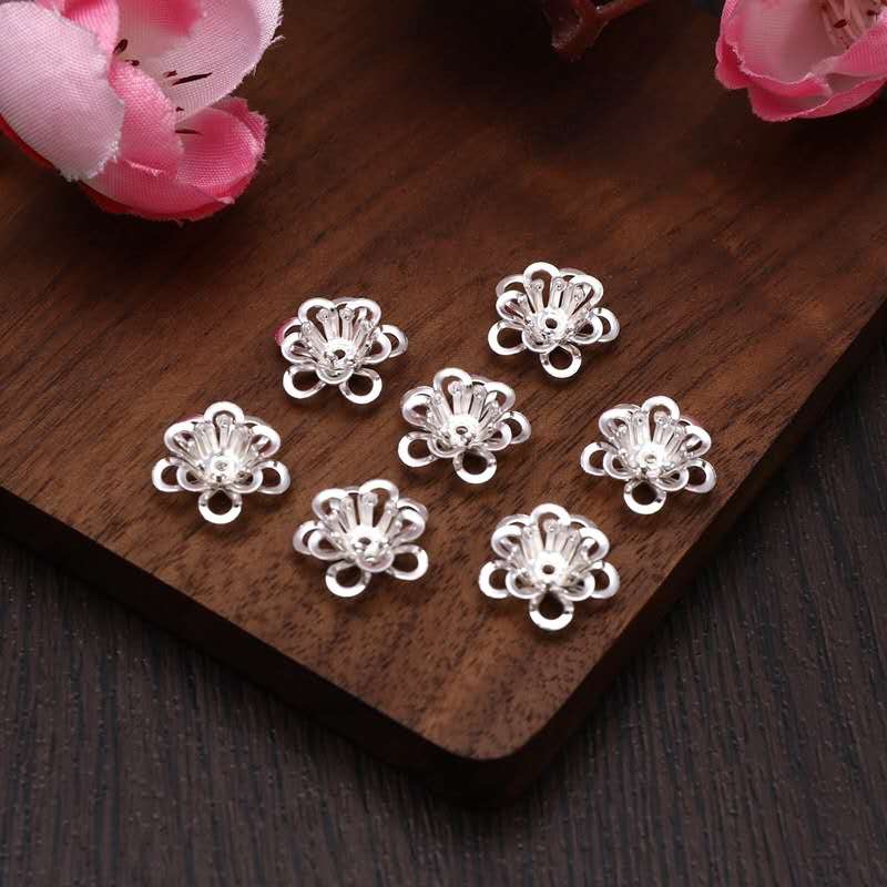 古风配件花托花芯黄铜DIY材料饰品保色163/A39细节图