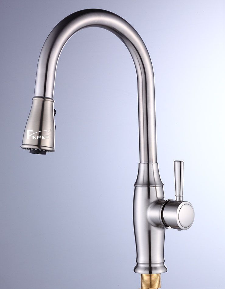 FIRMER YLN1874 new pull-out kitchen faucet, sink faucet, cold and hot water kitchen faucet Specification image