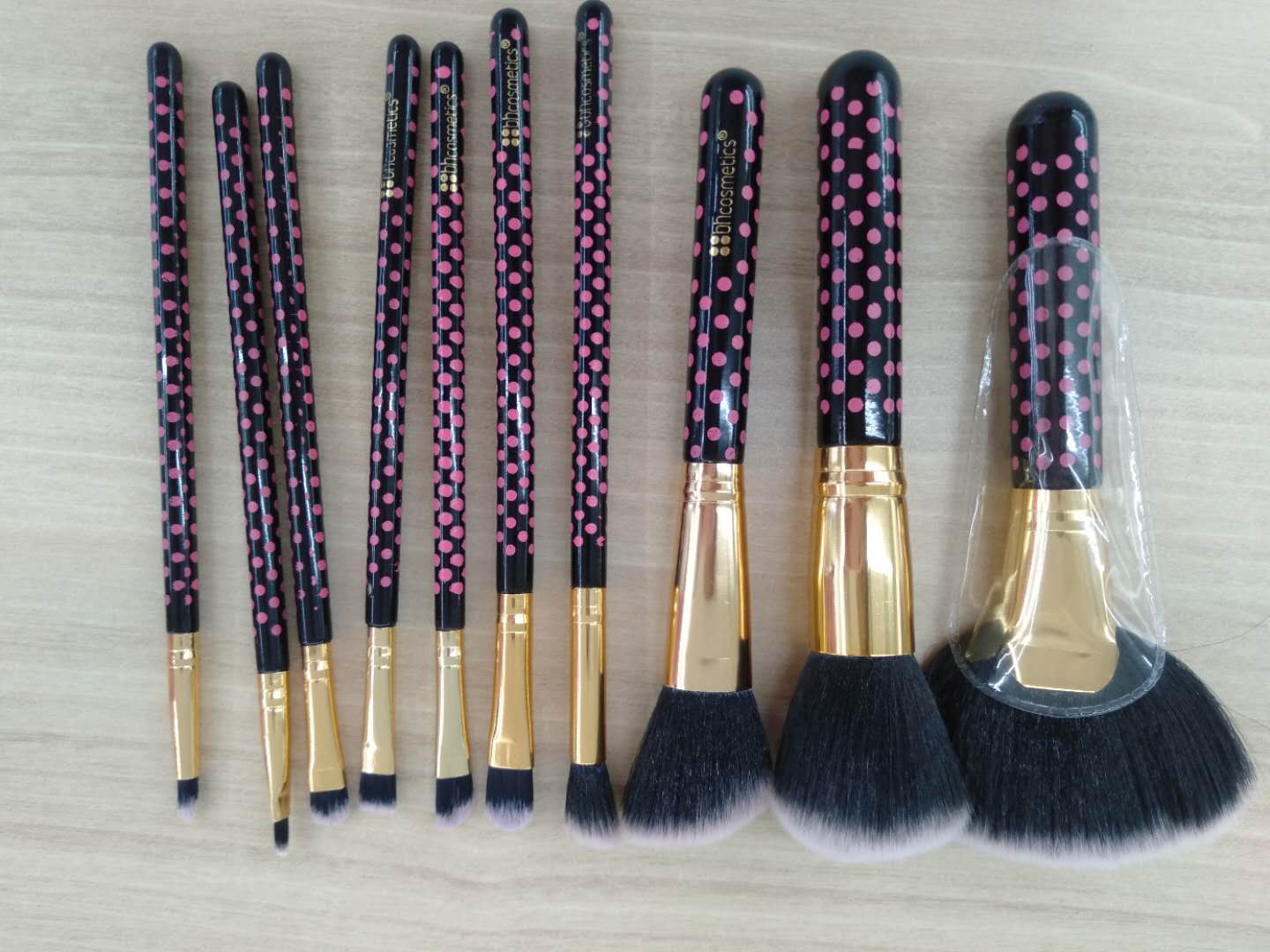10 sets of makeup brush big fan, scatter paint
