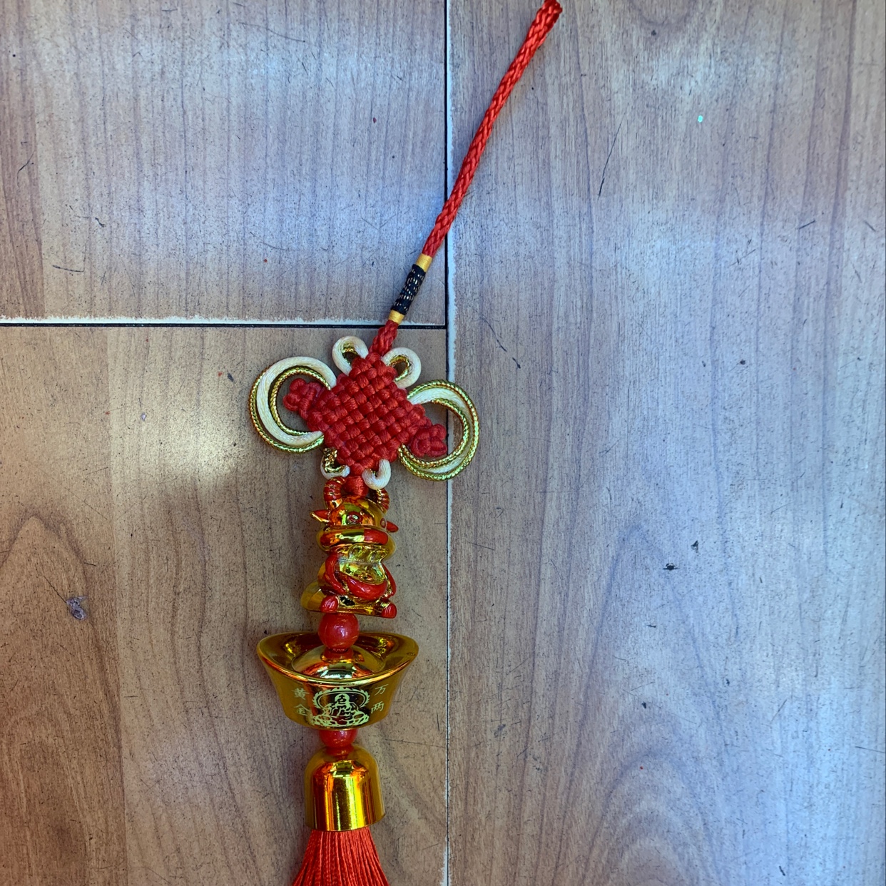 牛宝中国结艺喜庆小挂件图