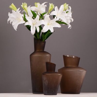 Yiwu Selection feel white perfume lily imitation flower wholesale fake flower porch decoration flower arrangement Item Picture