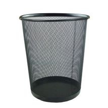 义乌好货优质时尚网状圆形铁网垃圾桶 办公室厨房废纸篓收纳桶