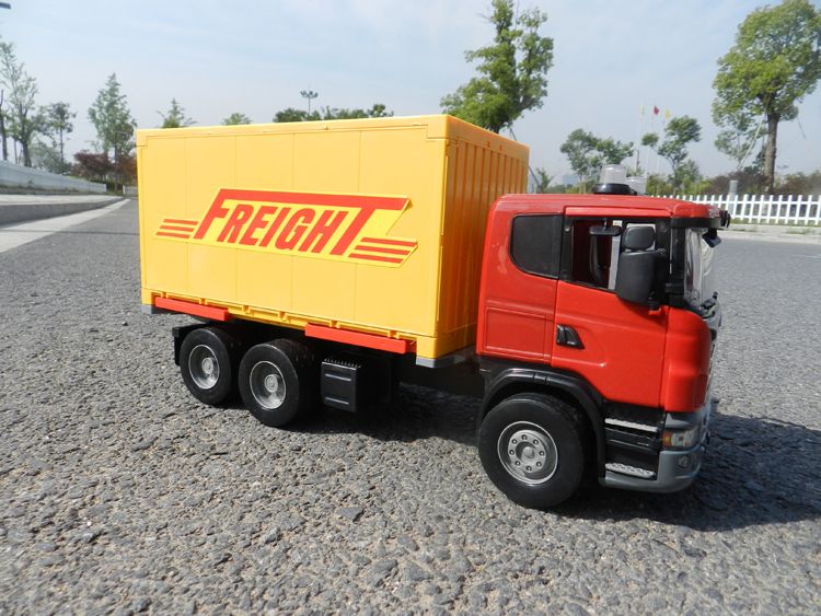 Simulation container car model hand toy car engineering car children simulation inertia car truck container car